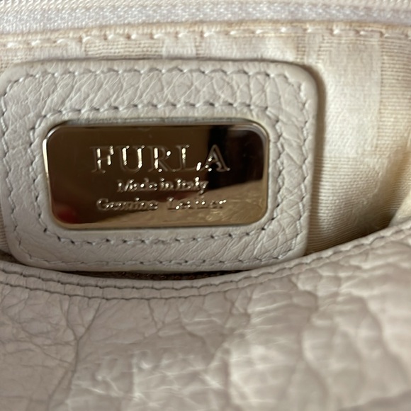 Furla Off White Leather Bag - Picture 6 of 13